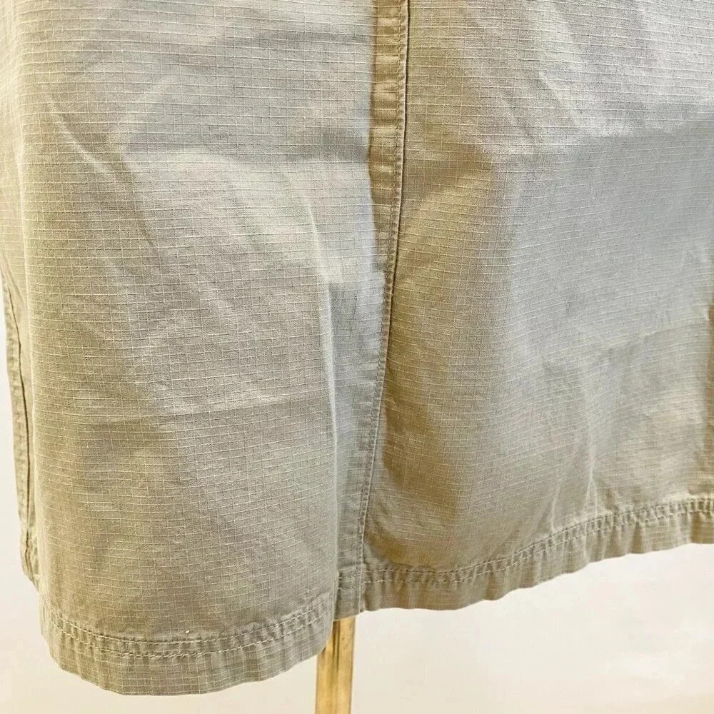 ISAAC MIZRAHI Women Above the Knee 5-Pocket Brown 100% Cotton Skirt Size 6 - Picture 6 of 9